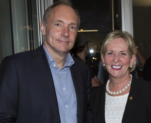 Tim Berners-Lee with guest
