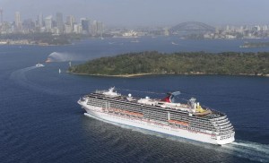 Carnival Cruise Lines Australian based ship Carnival Spirit.