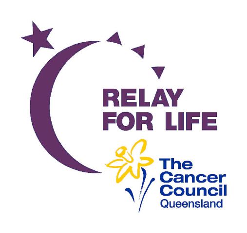 Emblem for relay for life and Cancer Council Queensland