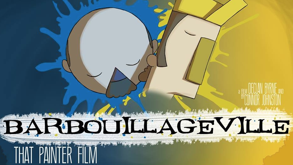The opening screen shot of the short film Bouillageville