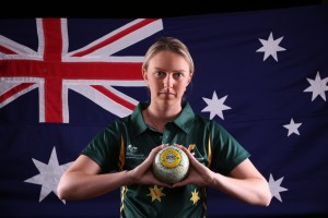 Lawn bowler Kelsey Cottrell