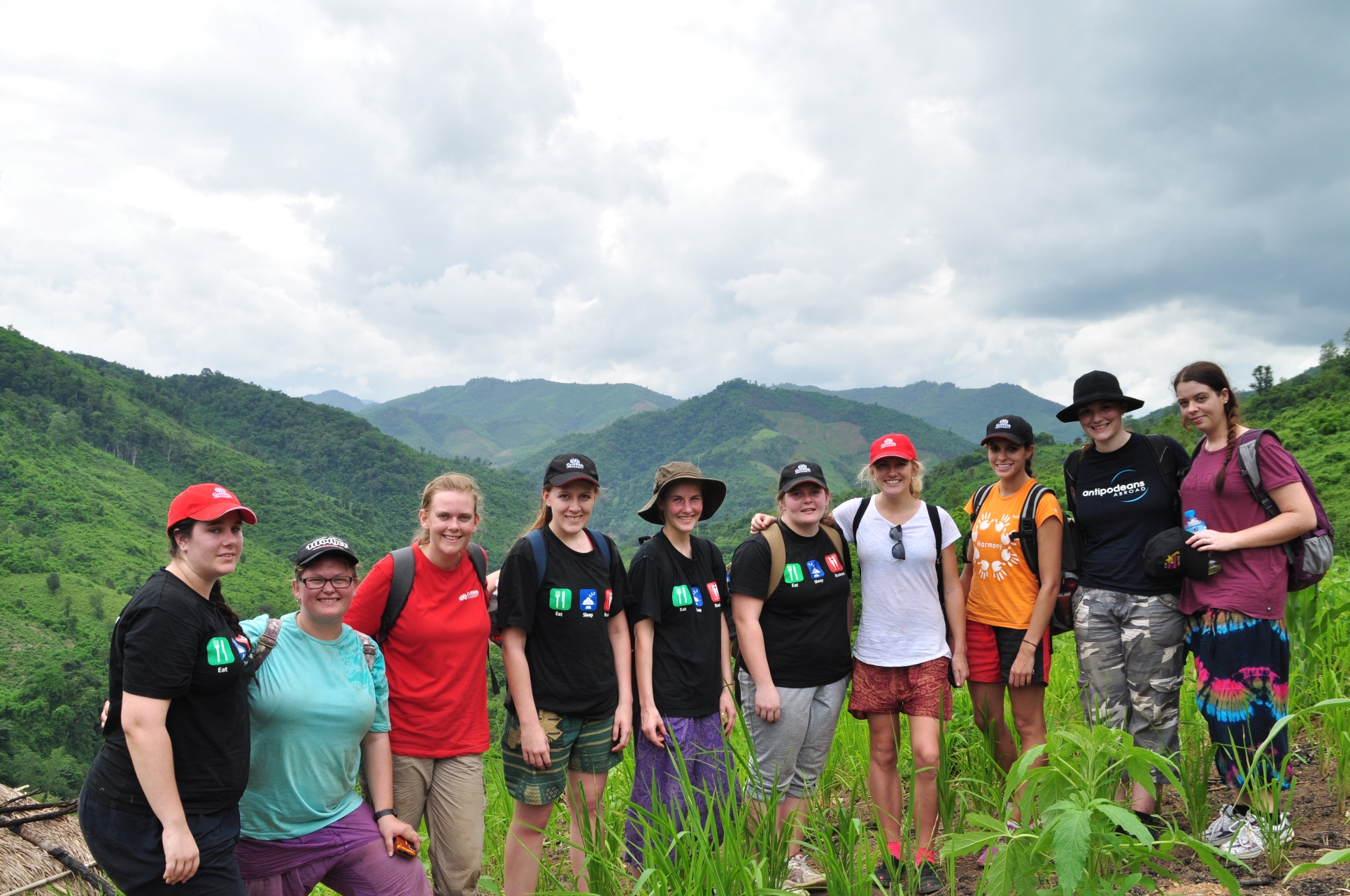 Ten Griffith University business students have just returned from a life-changing experience in the south-east Asian country of Laos.