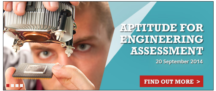 Promo ad for Aptitude for Engineering Assessment test