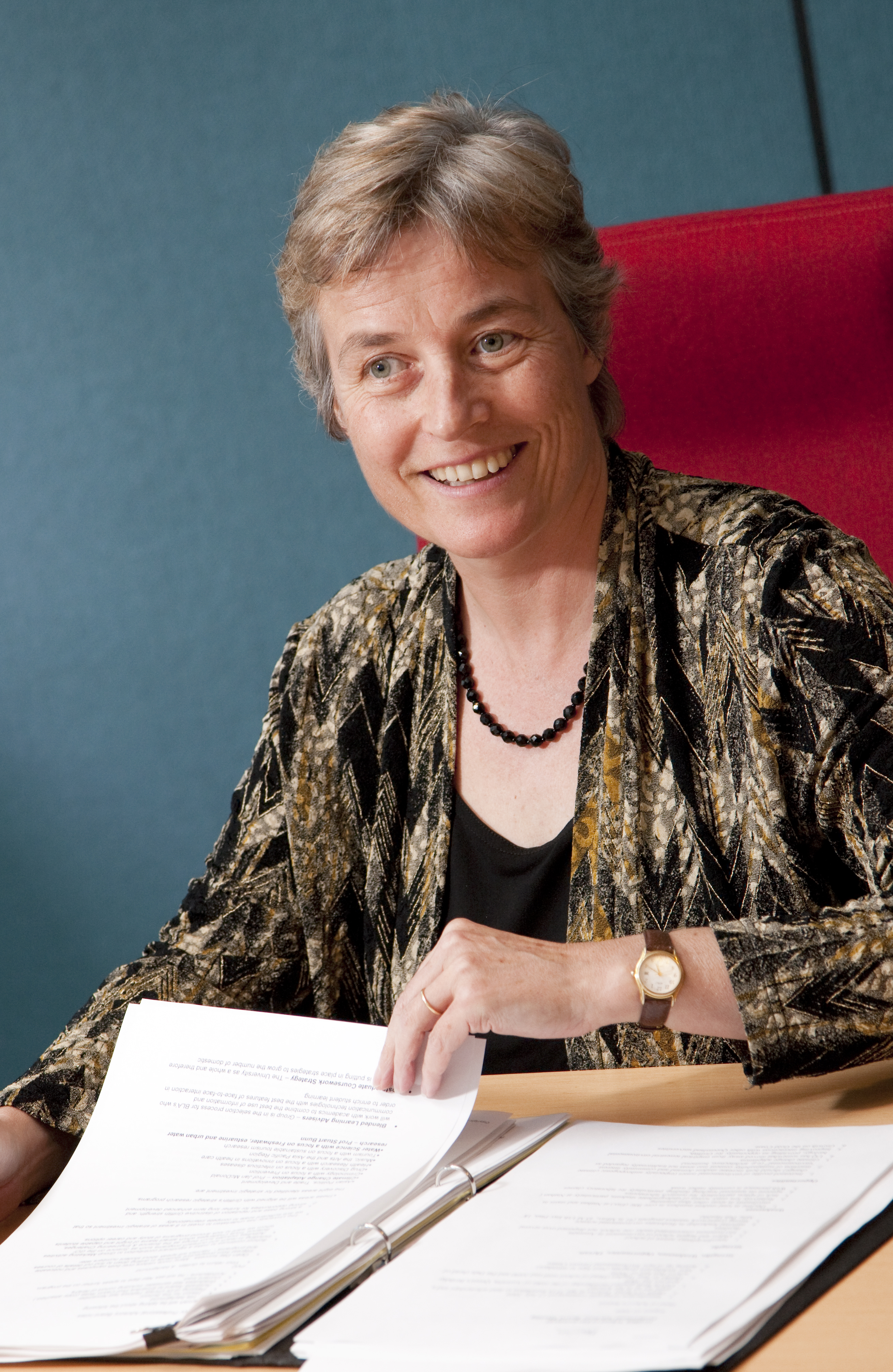 Professor Sue Berners-Price at her desk