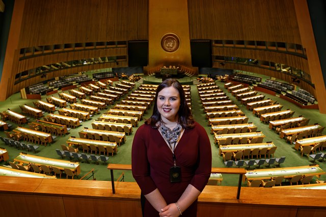 Katrina Van De Ven completed an internship with the Australian Permanent Mission to the United Nations.