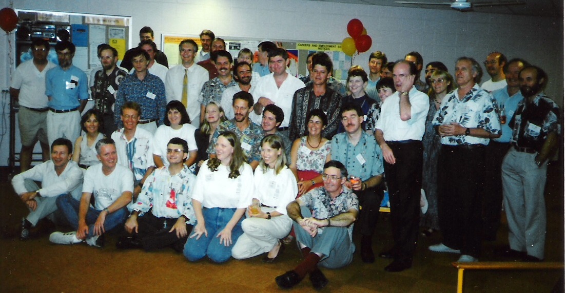 Foundation Science students at their 20 year reunion in 1995