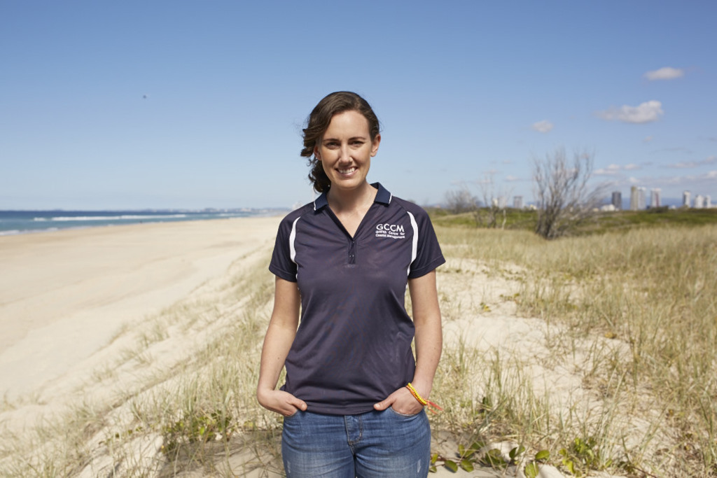 The driving force behind the Happy Beaches competition is Griffith University student Naomi Edwards.