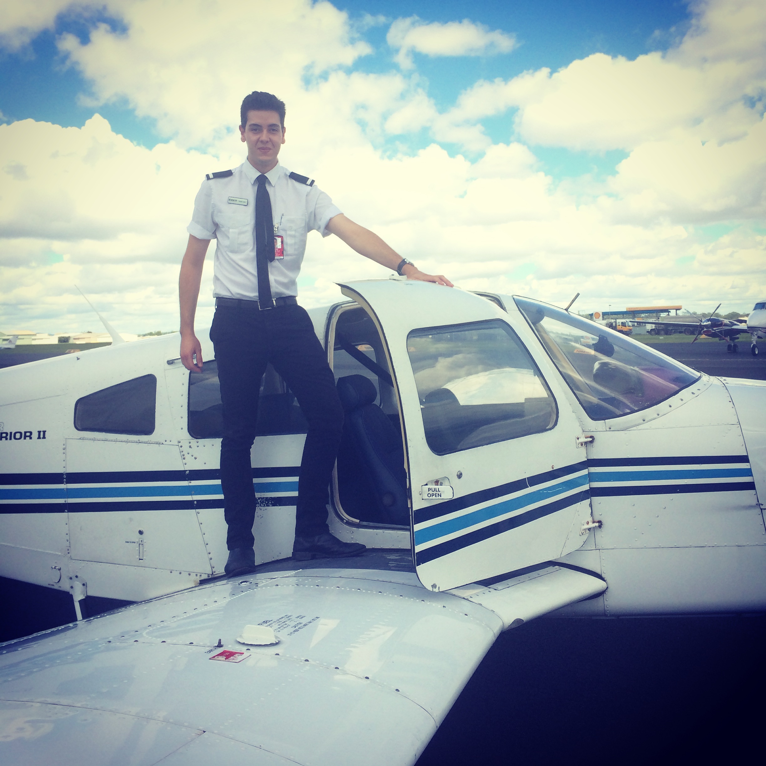 Aviation student Thales Calil is using his own plane to help those in need while working towards his commercial pilots licence.