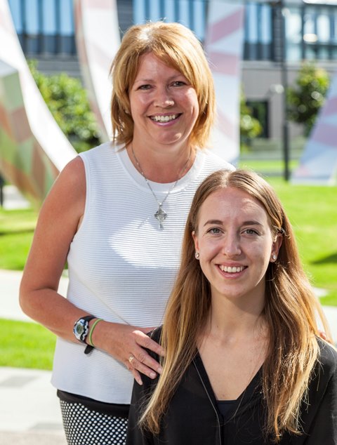Double degree student Rose Grass has worked with supervisor Trish Thomson during her internship at Gold Coast University Hospital.