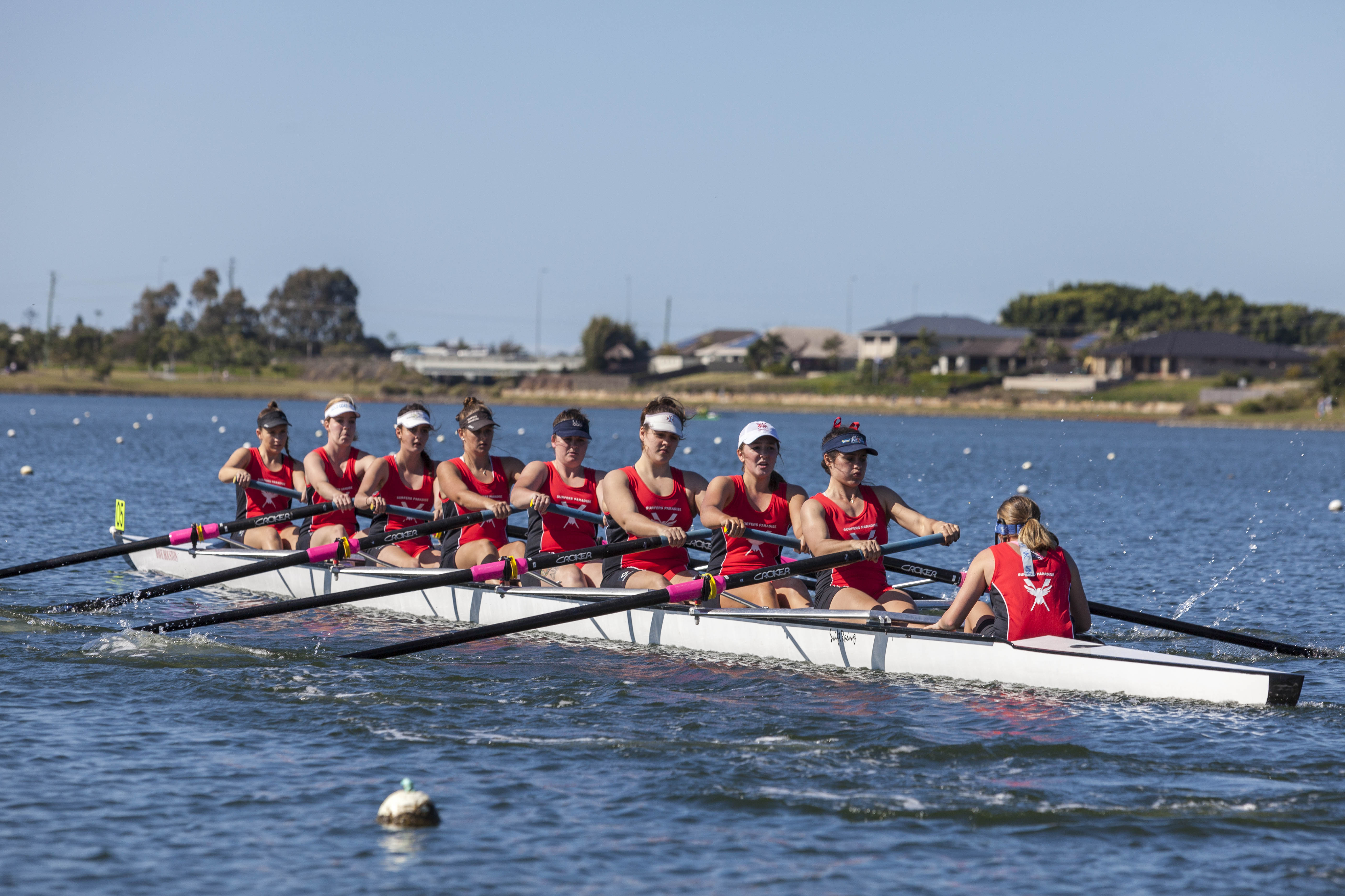 Action on the water during the 2015 University Challenge and Griffith Regatta