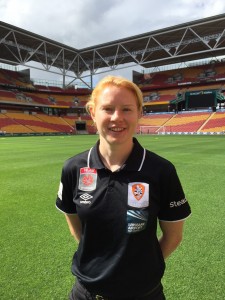 Clare Polkinghorne - Roar captain and Griffith Masters in Criminology student.
