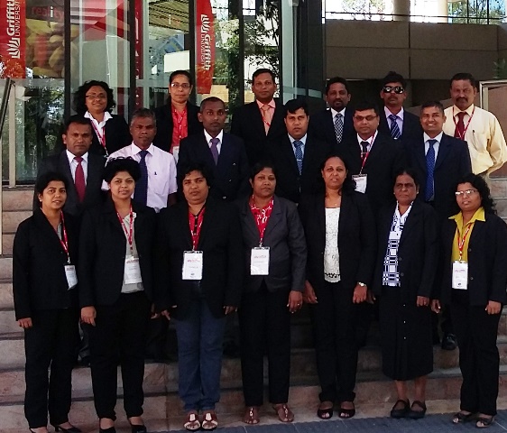 Statisticians from Sri Lanka’s Department of Census and Statistics are attending Griffith University.