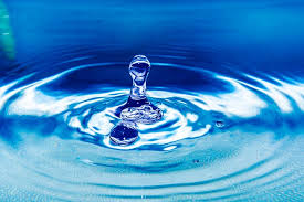 Generic shot of a drop of water