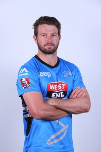 Griffith Business student and Adelaide Striker cricket player Michael Neser