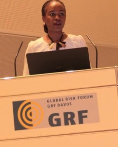 Esther Achieng Onyango addressing the 3rd GRF One Health Summit in Switzerland