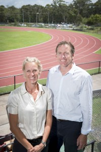 Griffith Sports College Director Duncan Free OAM welcomes new manager Naomi McCarthy OAM to the team.