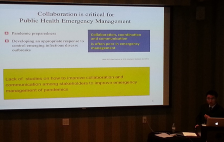 Risk Communication for Emergency Management of Pandemic Prevention Control in China presentation by Wuqi Qiu
