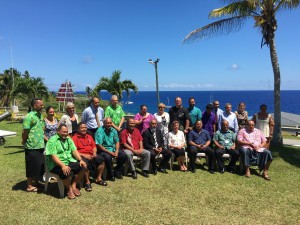 Ministers and delegates at the SPREP meeting in Niue.