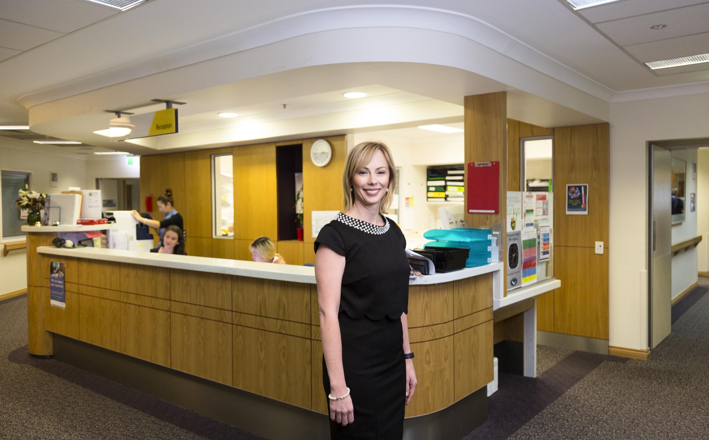 Griffith University Graduate Wendy Zernike at the Wesley Hospital, Brisbane.