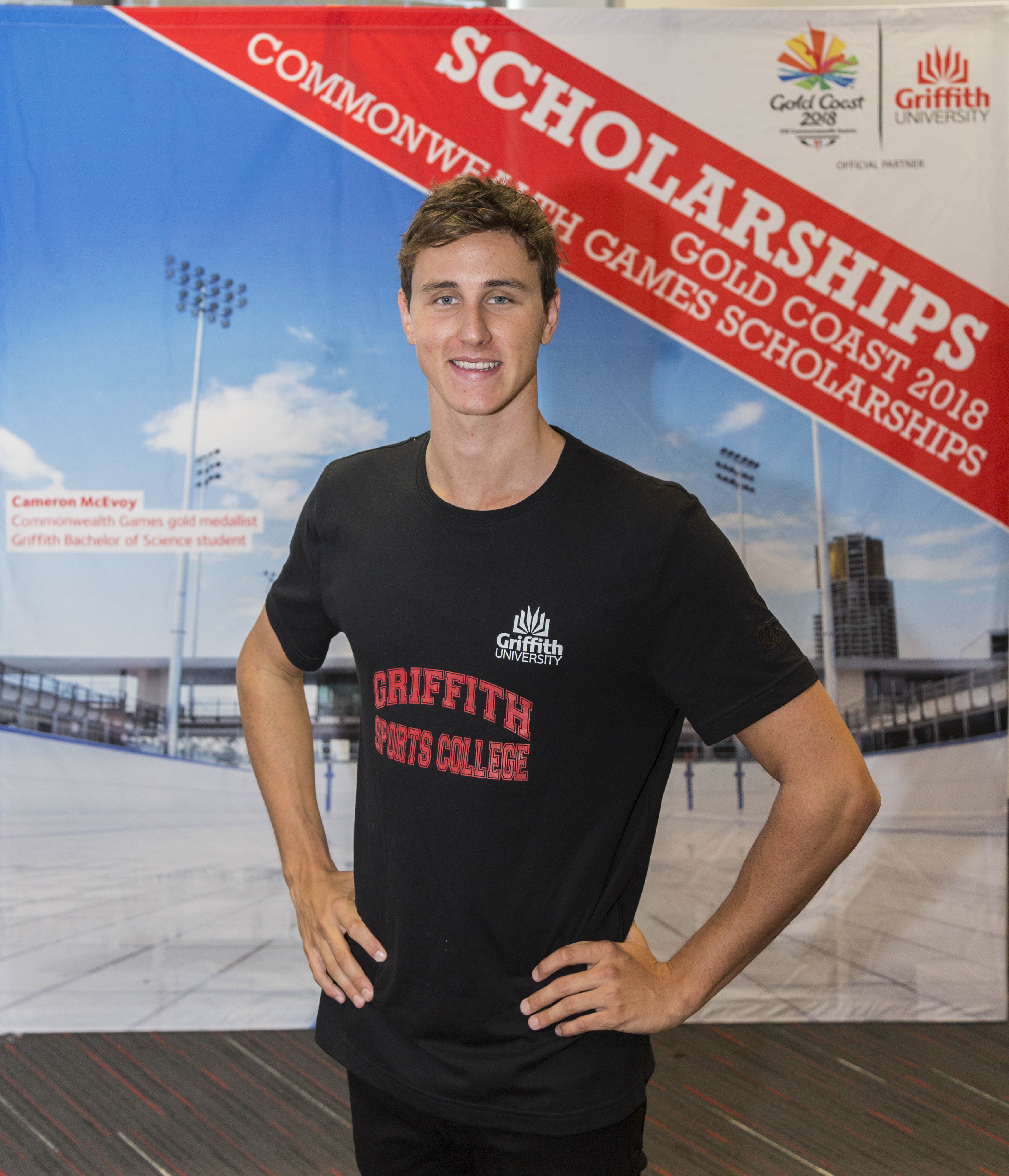 Cameron McEvoy has been named as the Griffith Games Champion