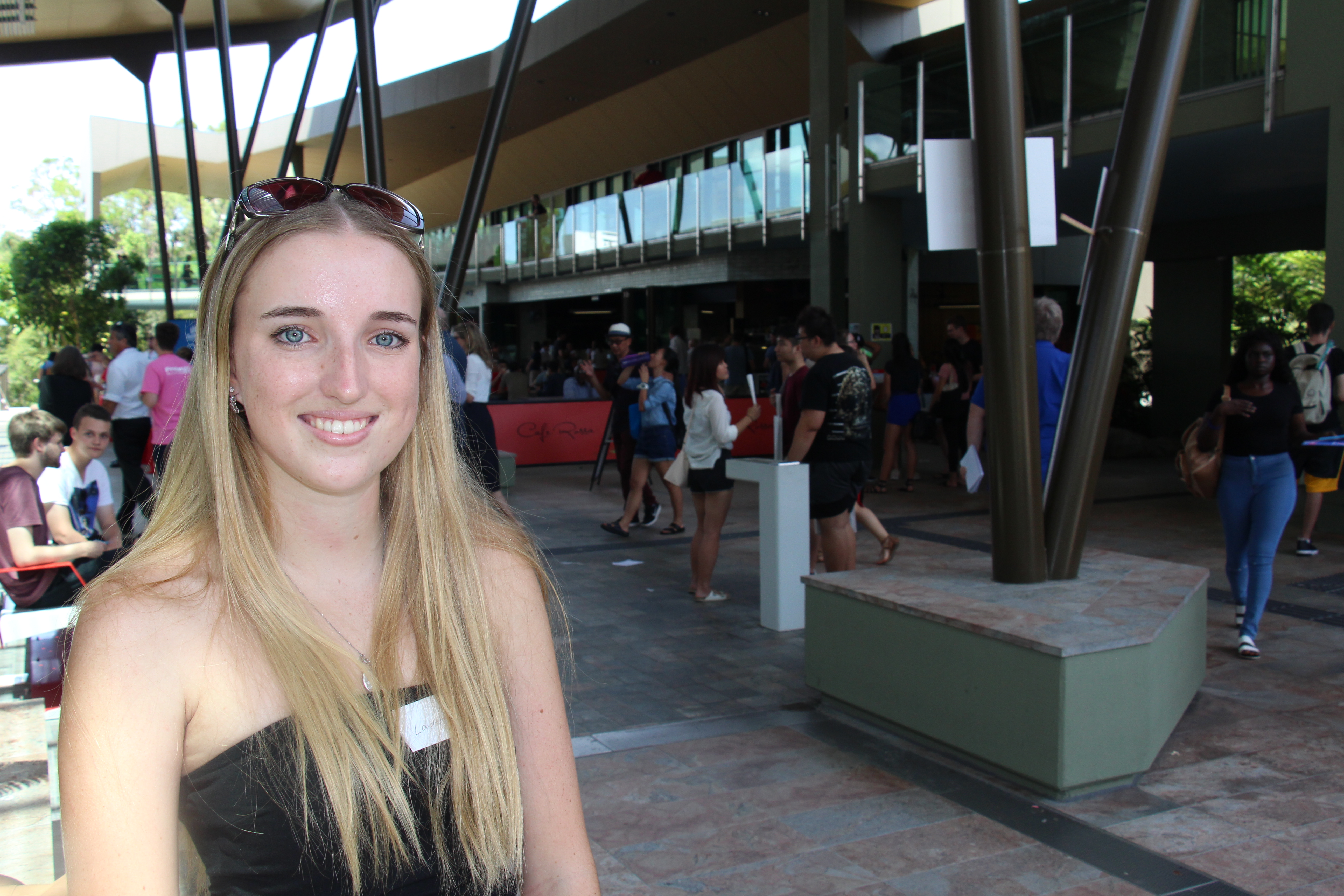 Education student Lauren Vidler is excited about the opportunities Griffith's trimesters offer.