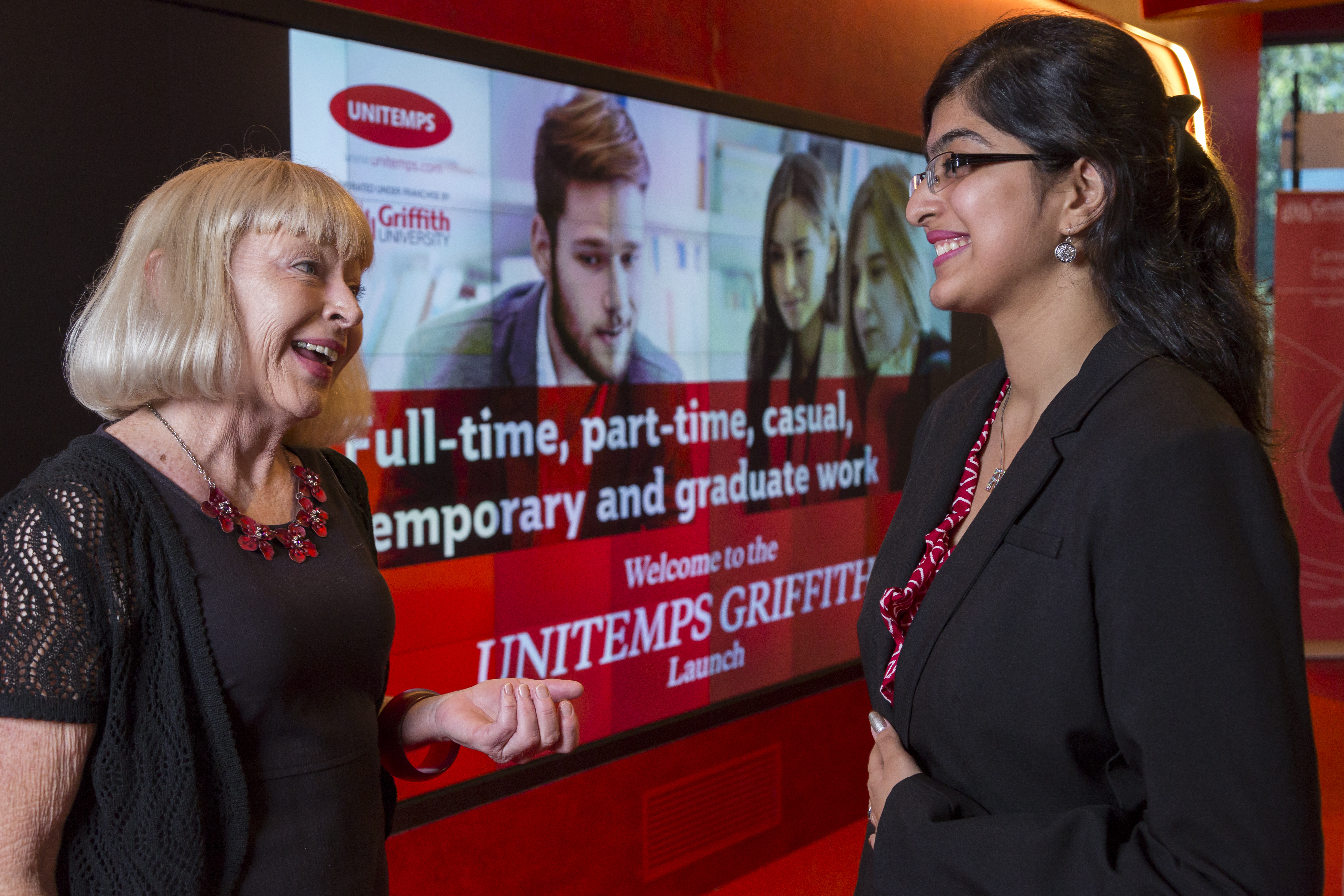 Unitemps Griffith has been launched at the Nathan and Gold Coast campuses.