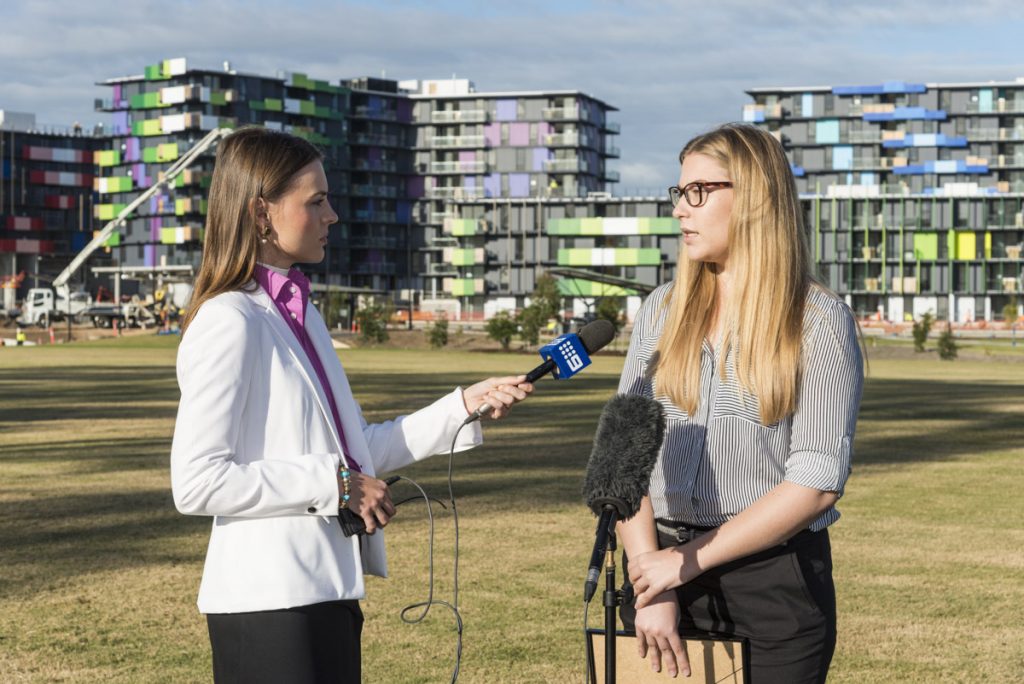 Griffith Scholarship Kiarna Broomhead talks to Channel 9 Gold Coast News.