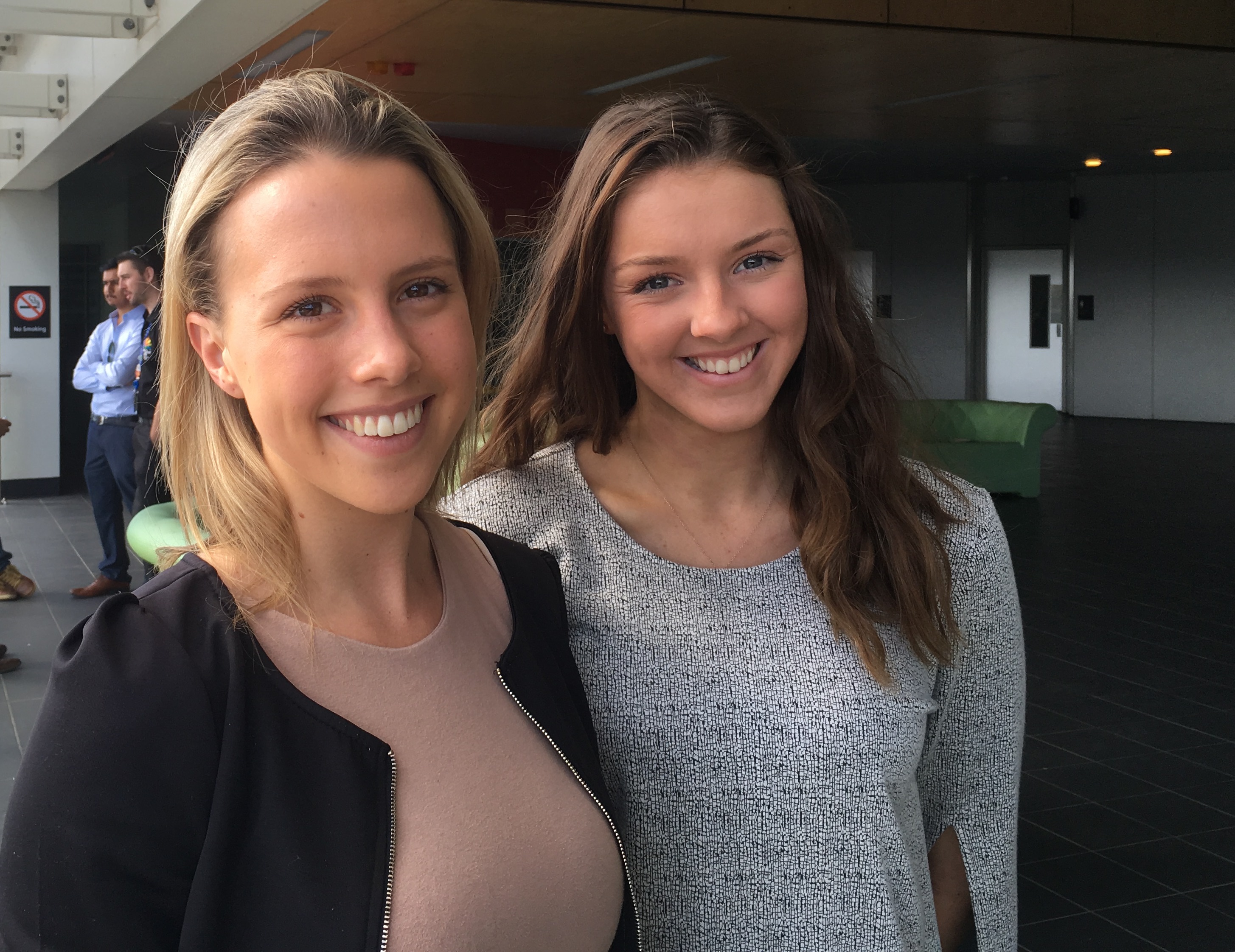 Griffith business students Georgia Arnold and Rachael Saw have completed internships at the Gold Coast 2018 Commonwealth Games Corporation.