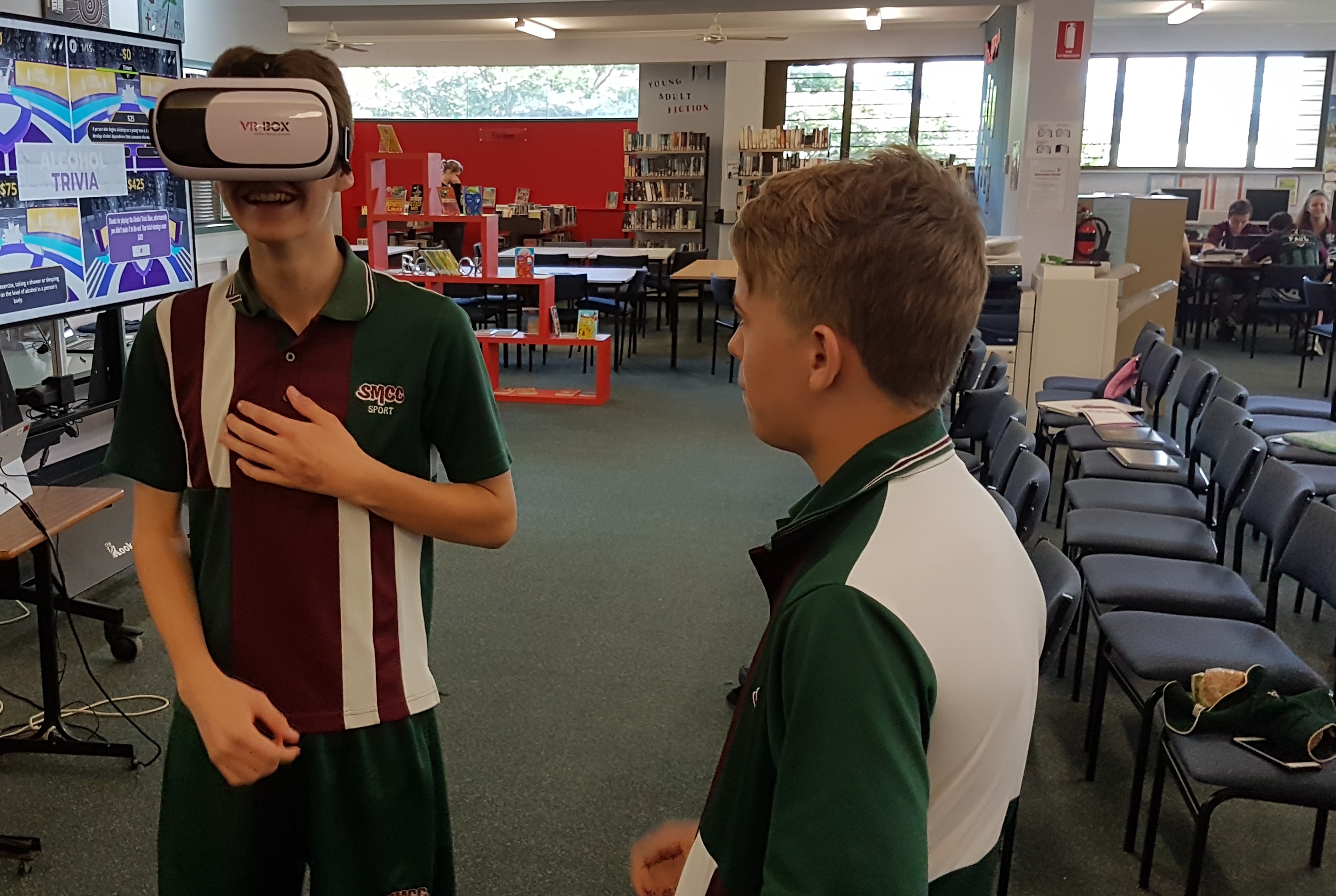 A Griffith University virtual reality project has been shortlisted for a national education award.