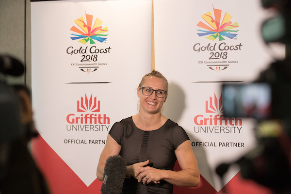 Andrea Hams, a lecturer at Griffith's School of Allied Health Sciences, will compete in weightlifting at GC2018.