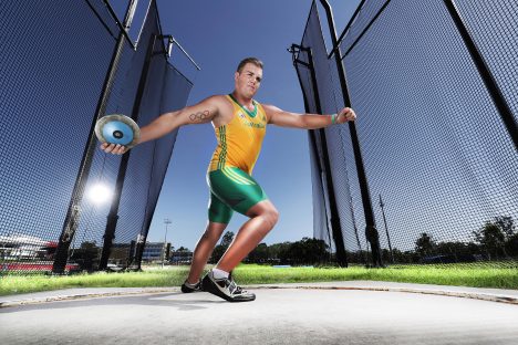 Matt Denny, Australian discus thrower and Griffith Business student