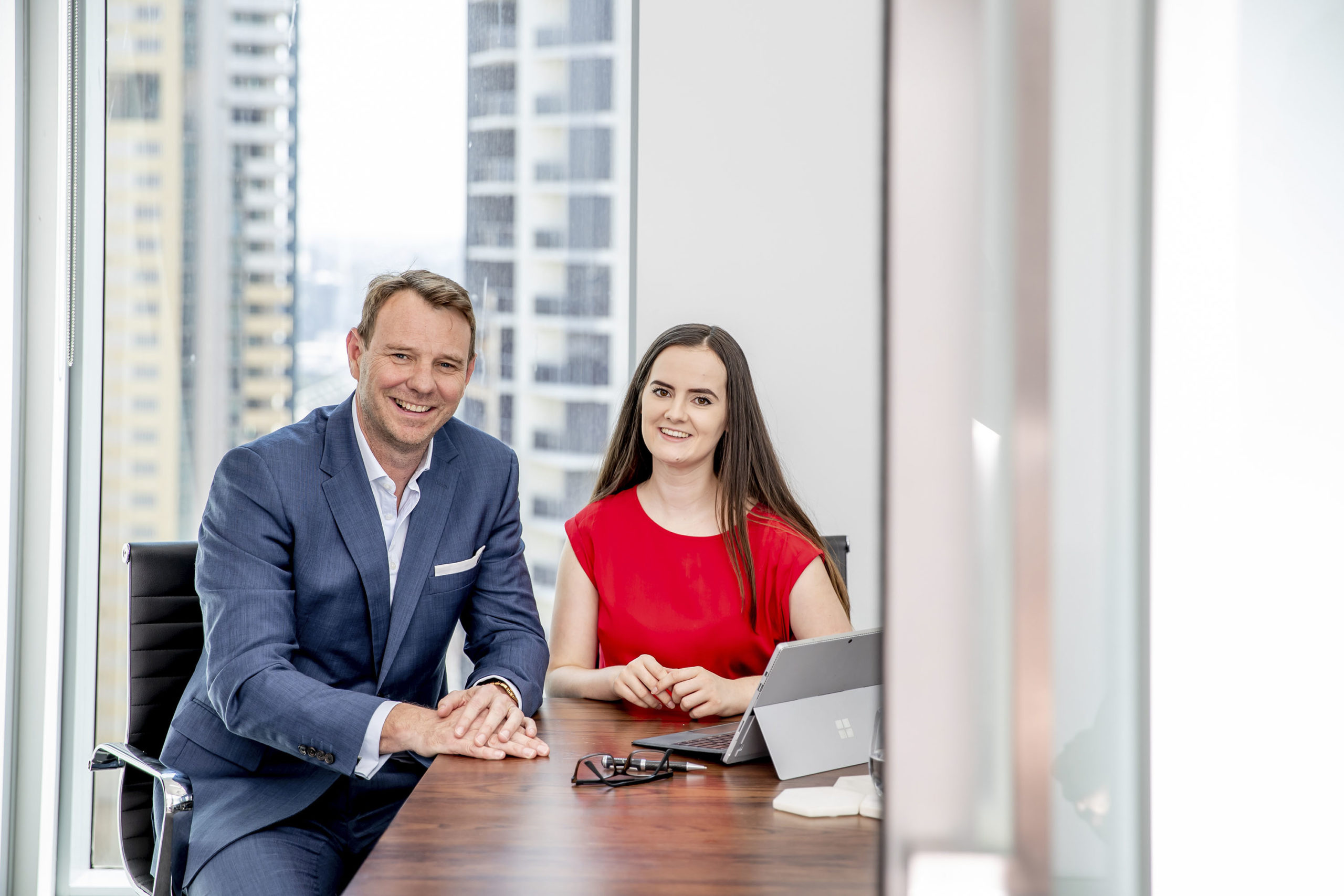 Andrew Stewart and Azaria Bell Stonehouse Group Griffith Business School