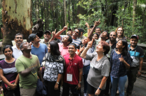 Sri Lankan participants of the Australia Awards ‘Sustainable Tourism Development’ Short Course on a tour of Mossman Gorge, Queensland