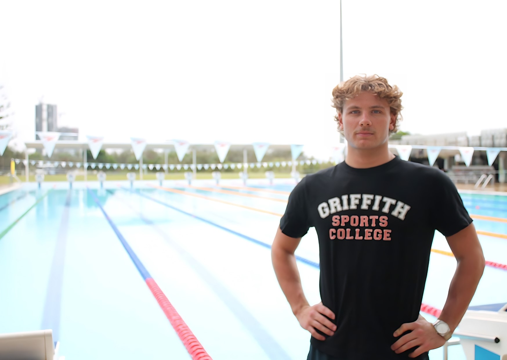 Five Griffith students awarded scholarships with Nation’s peak swimming