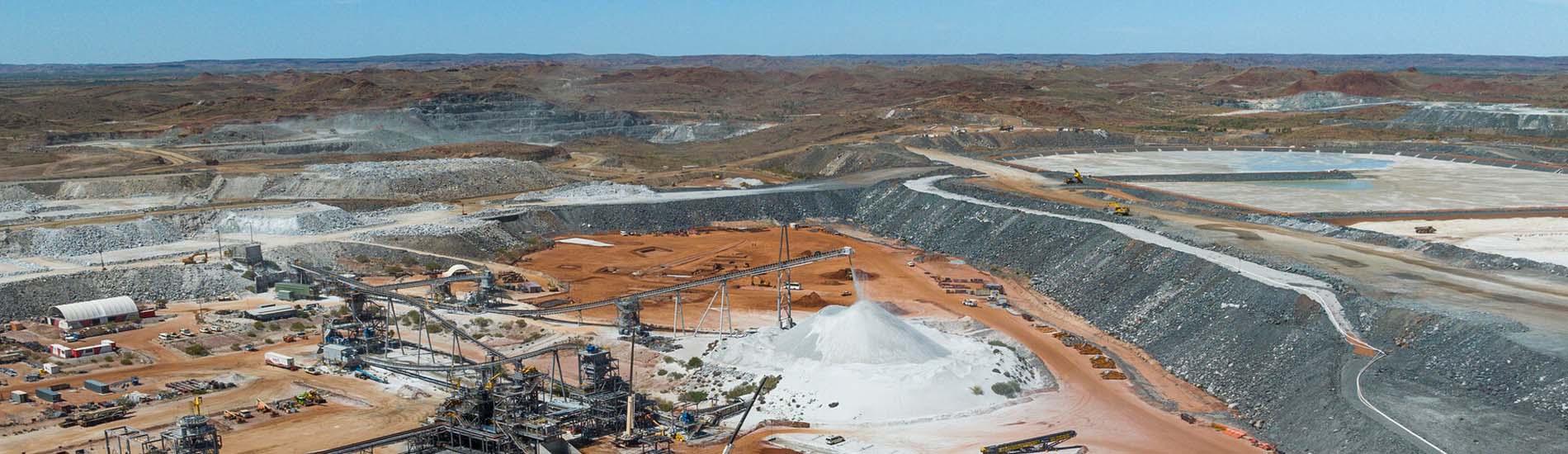 Pilbara Mine, Australia, is a significant lithium source for lithium battery production. (Photo from Pilbara Minerals website)