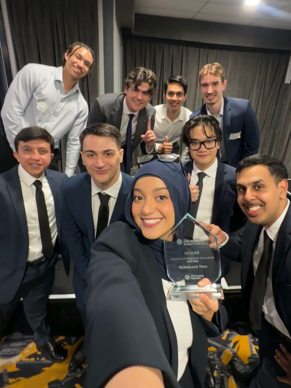 Griffith Business School students at CFA Institute Research Challenge